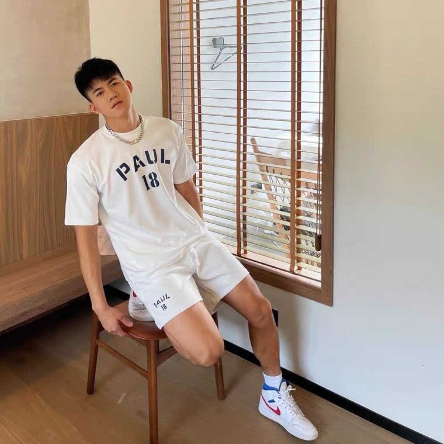 Bộ Quần Áo Thun Form Rộng Unisex Cao Cấp Paul Kiểu Dáng Thời Trang Năng Động