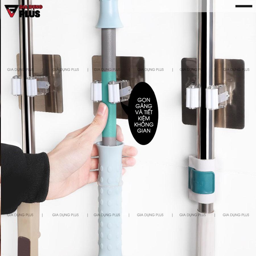 Giá đỡ cây lau nhà / kẹp chổi dán tường đa năng cao cấp ShuangQuing