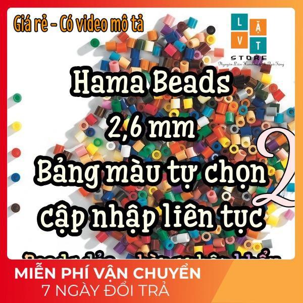 1000 Hạt Peler Beads 2,6 MM,Bán Buôn hạt nhựa đồ chơi, Hama Beads 2,6 mm