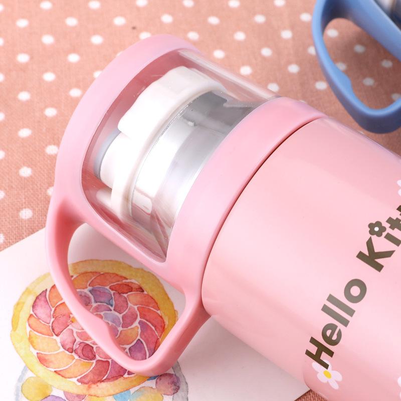 350/500Ml Tường Kép Thép Không Gỉ Bình Đựng Nước Hút Chân Không Hoạt Hình Dễ Thương Nhiệt Cốc Giáng Sinh Cho Trẻ Em cặp Đôi Quà Tặng