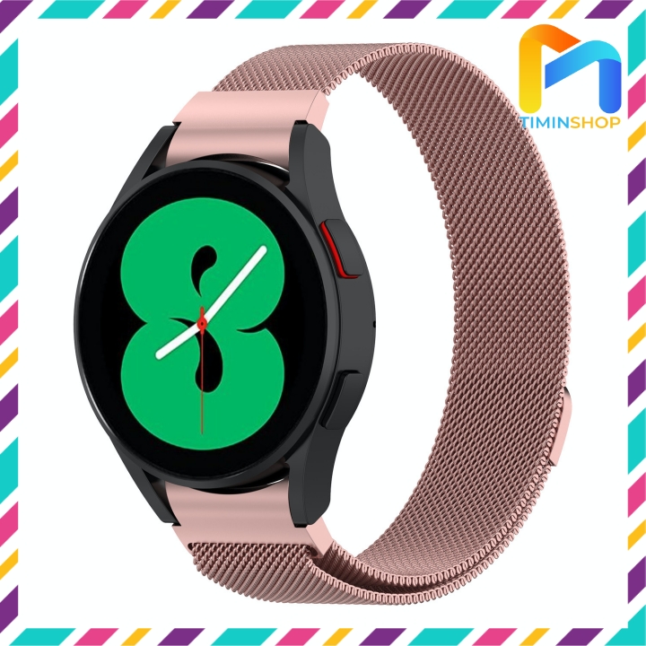 Dây đeo Samsung Watch 4/ 4 Classic - Dây thép khóa nam châm, 2 đầu cong