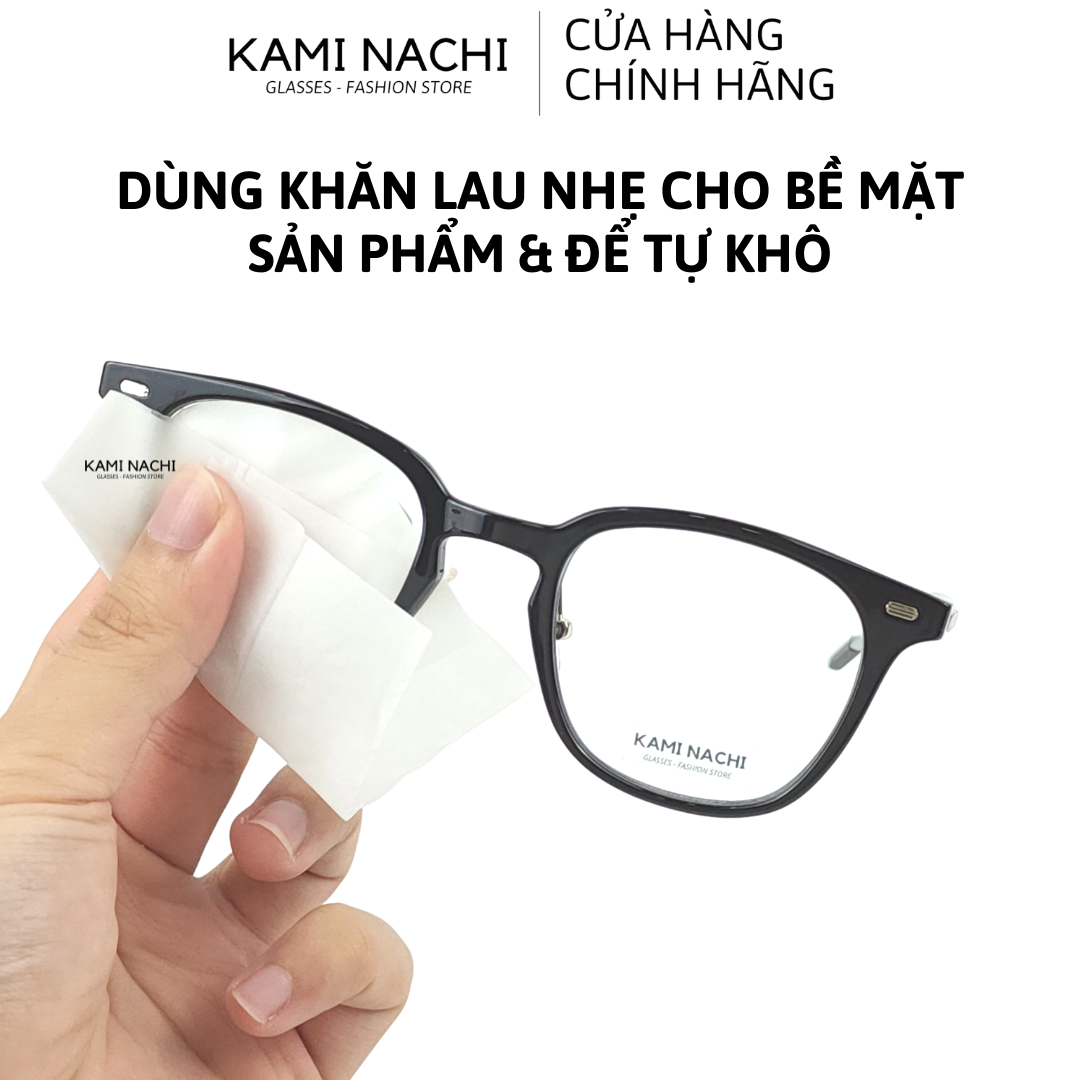 Hộp 100 miếng khăn lau nano hàng loại 1 KAMI NACHI dùng 1 lần - Chống bám hơi nước, chống mờ sương cho kính