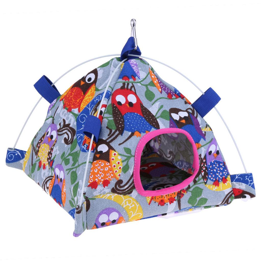Bird Bed Parrot Sleeping Tent Hut Tent Birdcage Hammock Toy Pet Bed