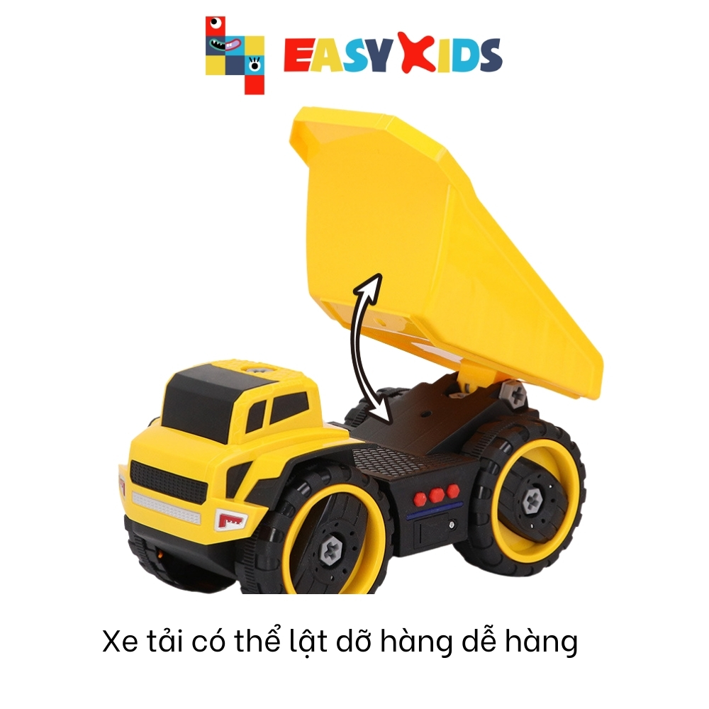 Xe Tải, Xe Ben, Xe Cứu Thương, Xe Cảnh Sát Cảnh Sác, Xe Bồn Đồ Chơi Có Âm Thanh Mô Hình Xe Cho Bé