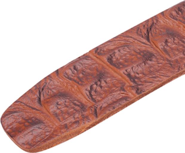 Thắt Lưng Nam Vân Cá Sấu 1 Lớp Huy Hoàng HT4122 (120 x 4 cm) - Màu Da