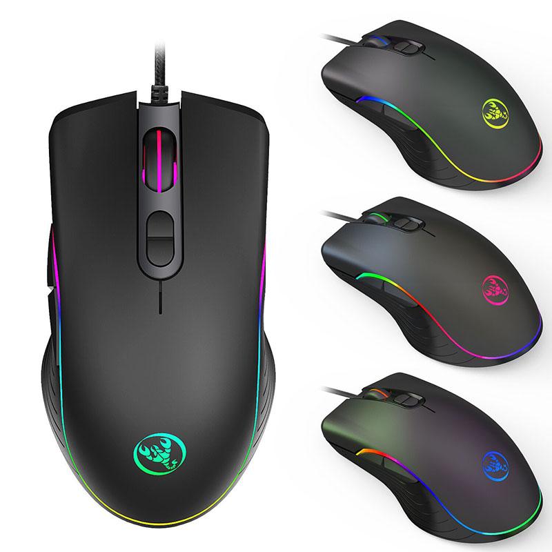 USB Có Dây Dạ Quang Chuột Chơi Game 6400Dpi Có Thể Điều Chỉnh 7 Nút Chuột Máy Tính Quang Học Chuột Chơi Game Cho Máy Tính Laptop Phụ Kiện
