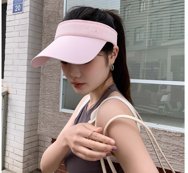 Mũ nón lưỡi trai nửa đầu phong cách Hàn mới, nón nửa đầu nữ thể thao cao cấp