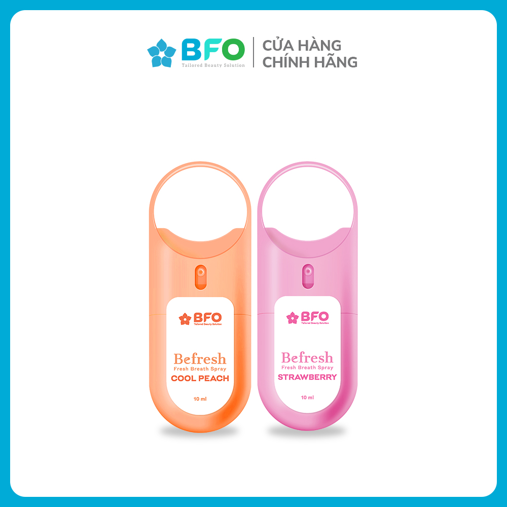 Xịt thơm miệng BEFRESH cho hơi thở thơm mát tự tin giao tiếp chỉ trong 3s
