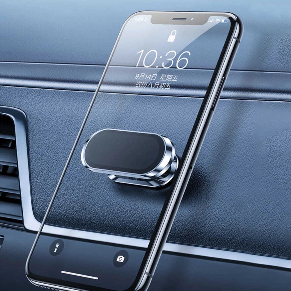 Giá đỡ Wiwu CH002 Car Mount dành cho điện thoại trên ô tô,  làm bằng vật liệu hợp kim nhôm, xoay 360 độ - Hàng chính hãng
