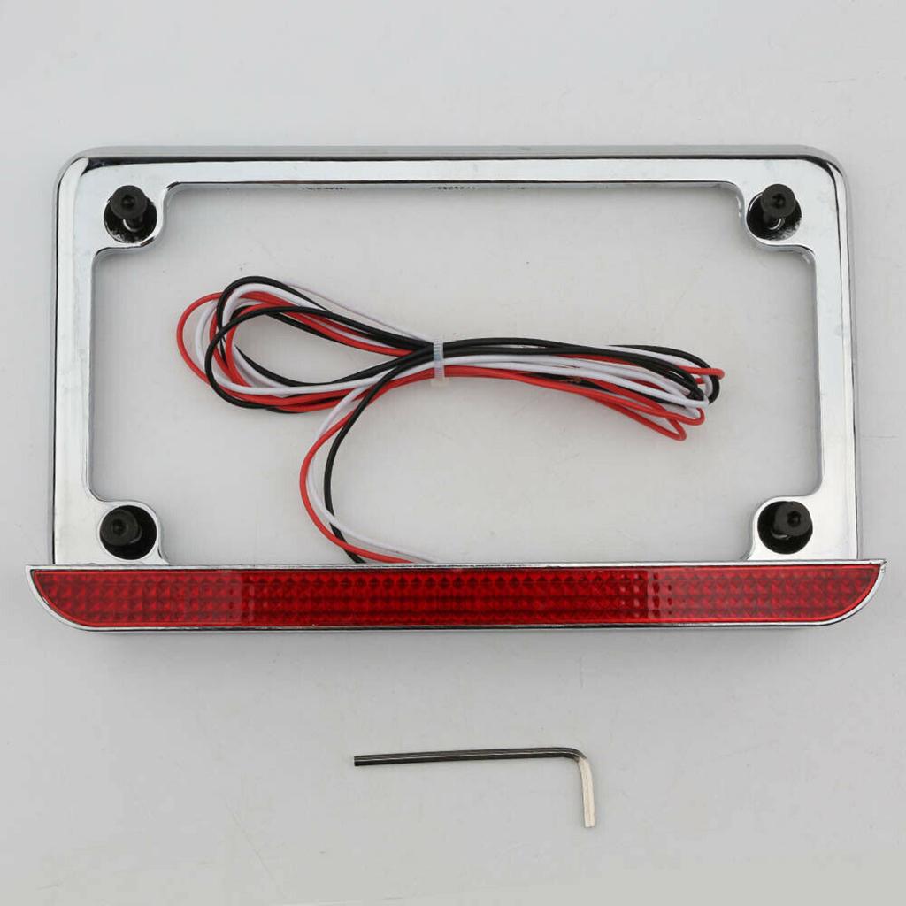 Motorcycle LED Mount License Plate Tail Brake Light for  for Kawasaki