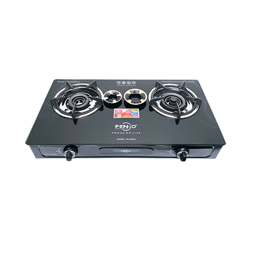 Bếp ga đôi mặt kính cao cấp Pengo PG-9003 DG2( Hàng chính hãng)