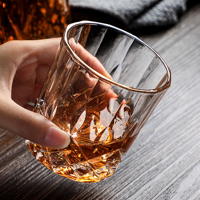 Bộ Ly Uống Rượu Whisky Pha Lê BOHEMIA 6 Sets 320ML Phong Cách Châu Âu - Hàng Nhập Khẩu