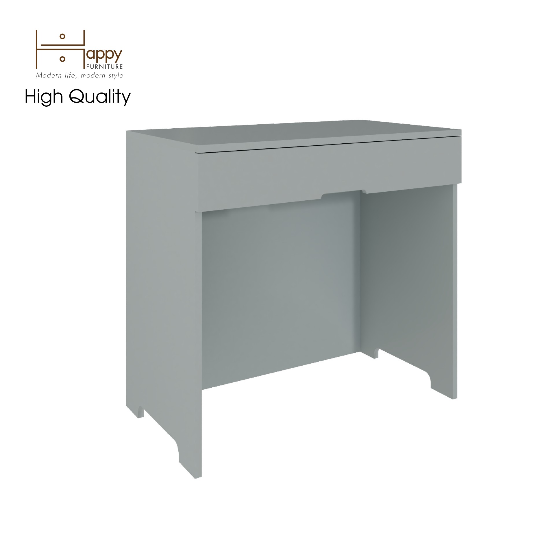 [Happy Home Furniture] MOLLY , Bàn trang điểm 1 ngăn kéo, 80cm x 46cm x 75cm ( DxRxC), BAN_064