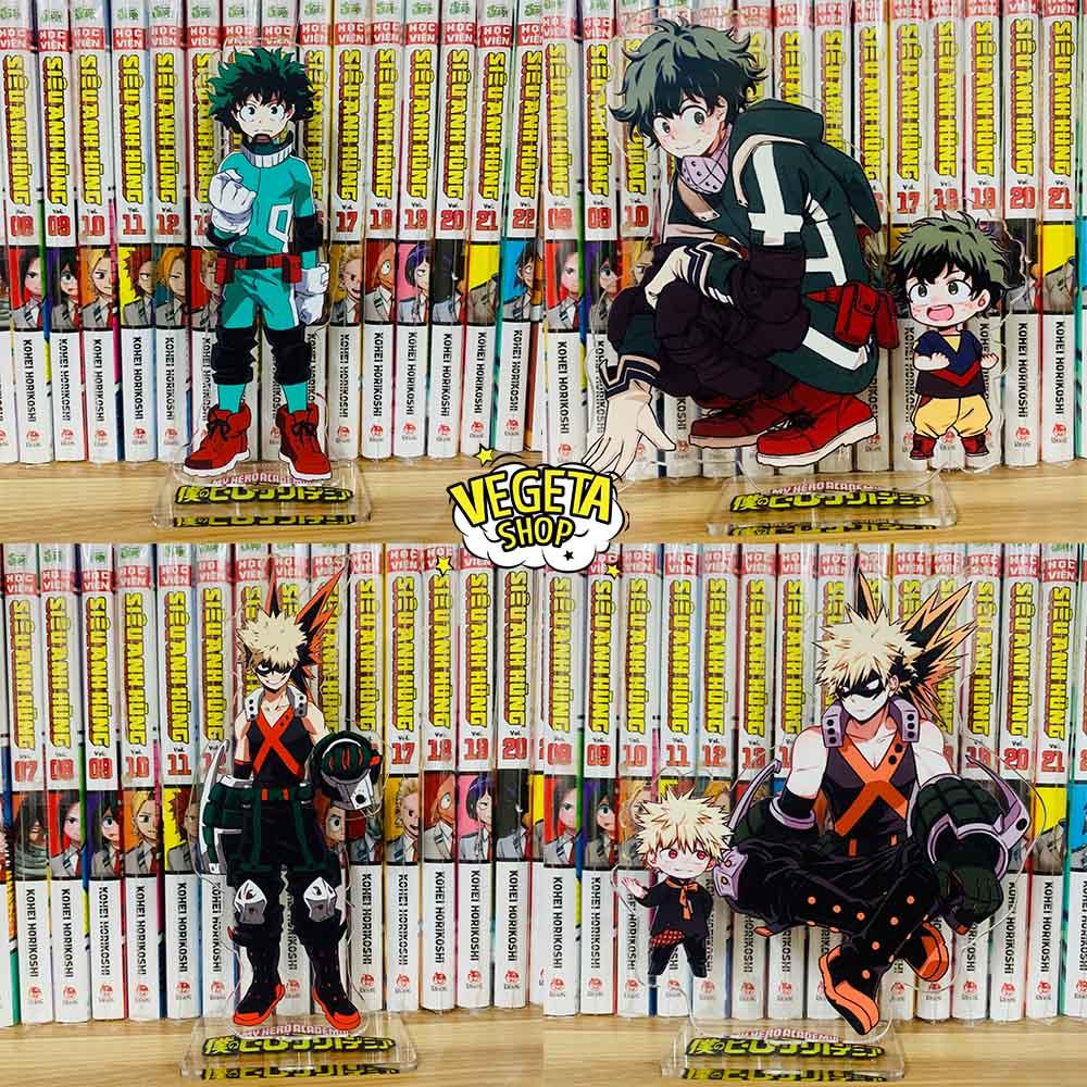 Mô Hình Tượng Standee Acrylic Mica 2 mặt - My Hero Academia Học viện siêu anh hùng - Midoriya Bakugo Todoroki All Might