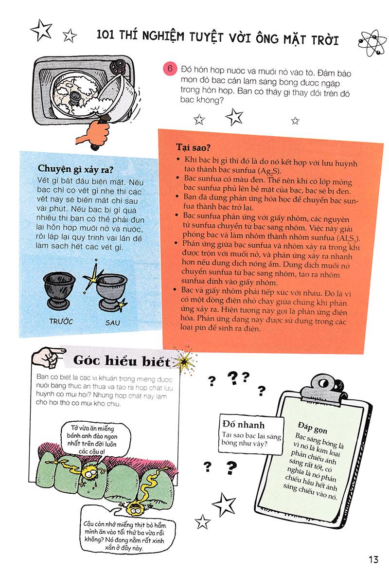 Sách 101 Thí Nghiệm – Tuyệt Vời Ông Mặt Trời Tập 5