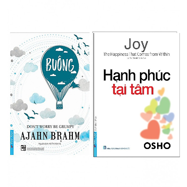 Combo Buông Bỏ Buồn Buông + Hạnh Phúc Tại Tâm - Tái Bản