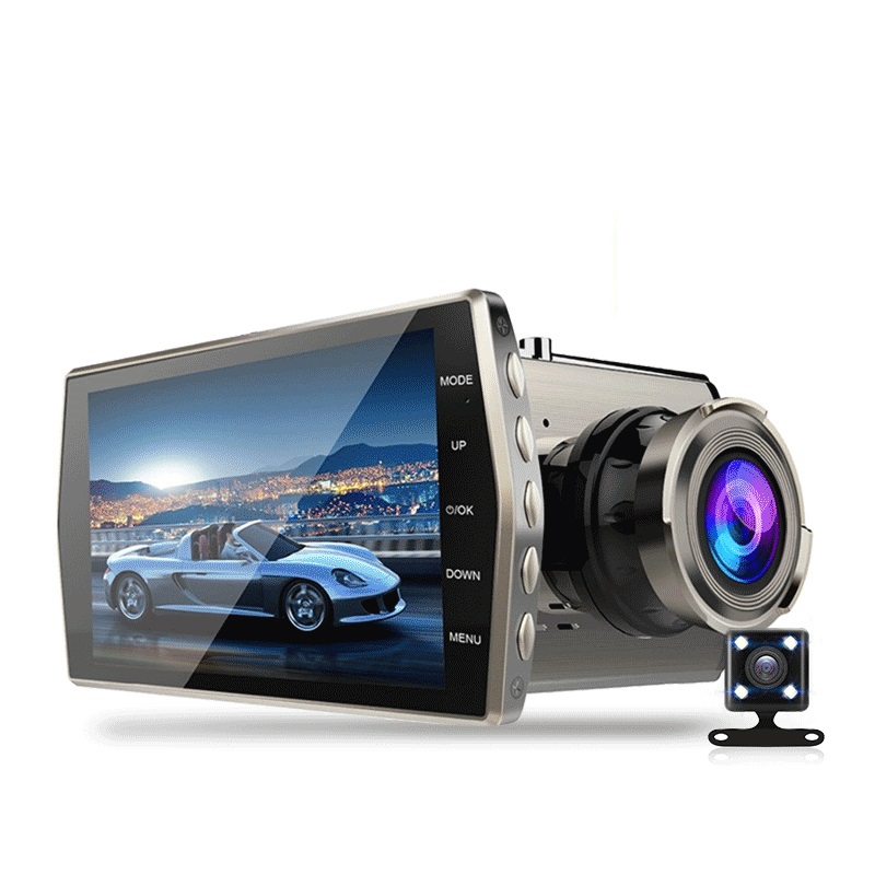 Camera Hành Trình xe hơi X008 Tiếng Việt Ghi Hình Trước + Sau Siêu Nét - màn hình 4 inch