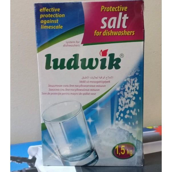 Muối Rửa Chén Bát Ludwik - Muối Làm Mềm Nước 1,5kg