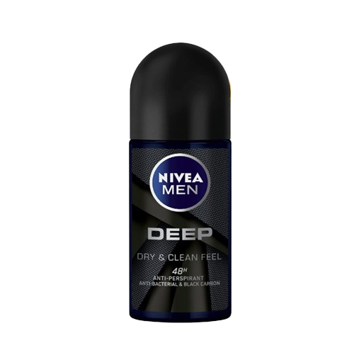 (B2B)Lăn Ngăn Mùi NIVEA MEN Deep Than Hoạt Tính (50 ml) – 80031