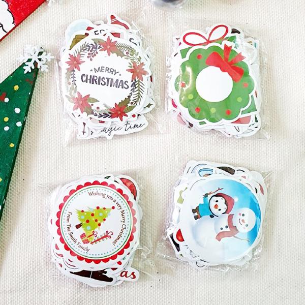 Bộ 50 Sticker Die-Cut Giáng Sinh - Vinacraft (Mẫu Sản Phẩm Giao Ngẫu Nhiên)