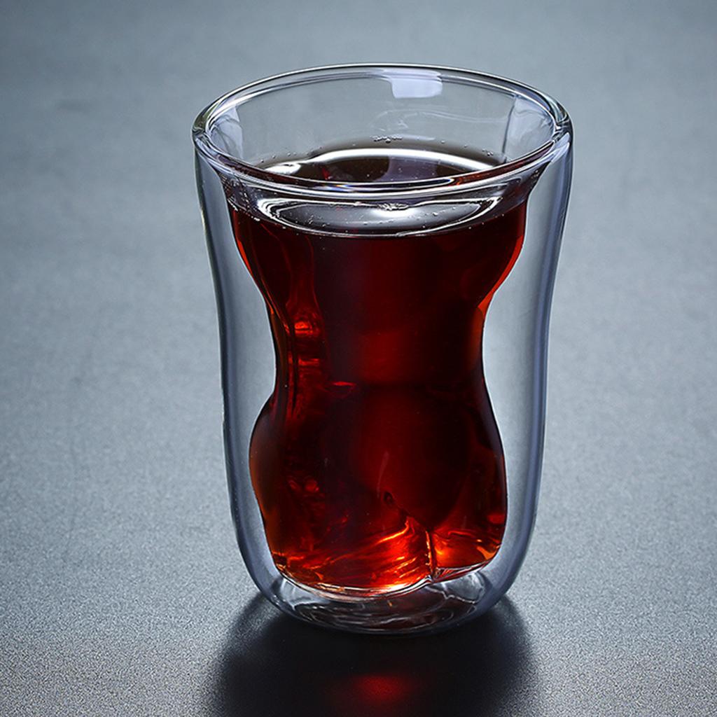 Heat Resistant Double Walled Glasses Coffee Glasses Mugs Cups