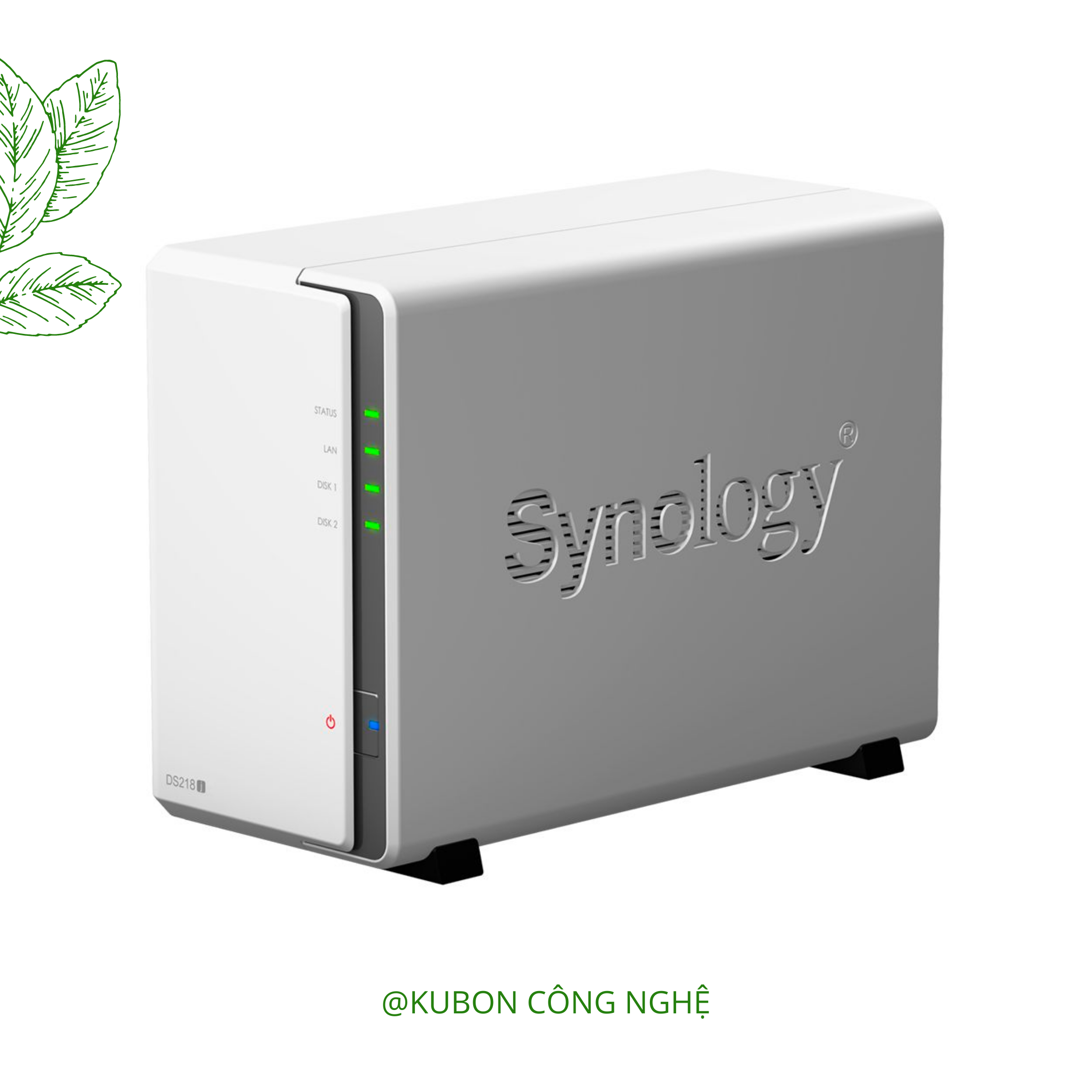 Synology DS220j model 2-bay thiết bị lưu trữ dữ liệu mạng - Hàng nhập khẩu chính hãng 100%