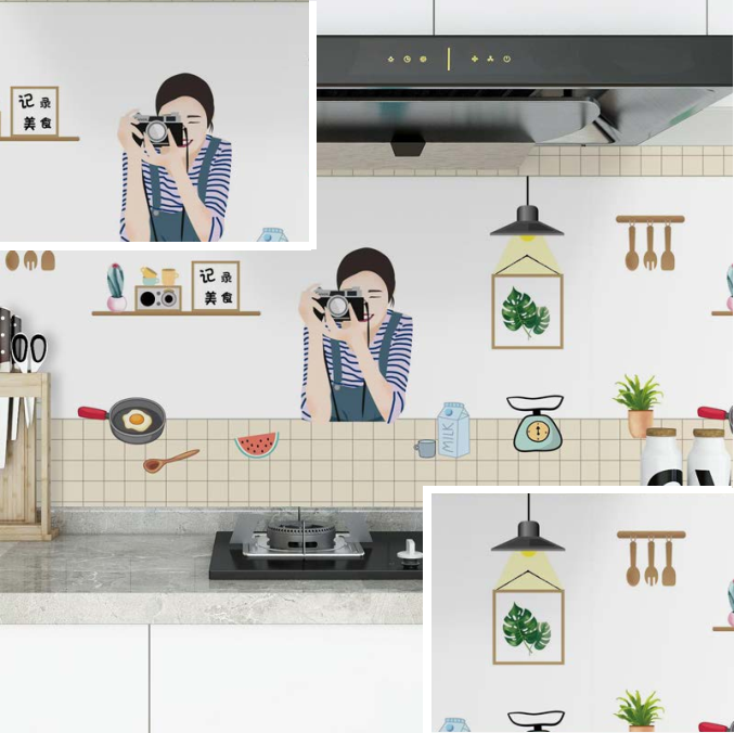 5M GIẤY DECAL DÁN BẾP TRÁNG NHÔM CÁCH NHIỆT KEO SẴN KHỔ 60CM MẪU VÂN ĐÁ MỚI NHẤT DB023 BẾP VUI NHỘN