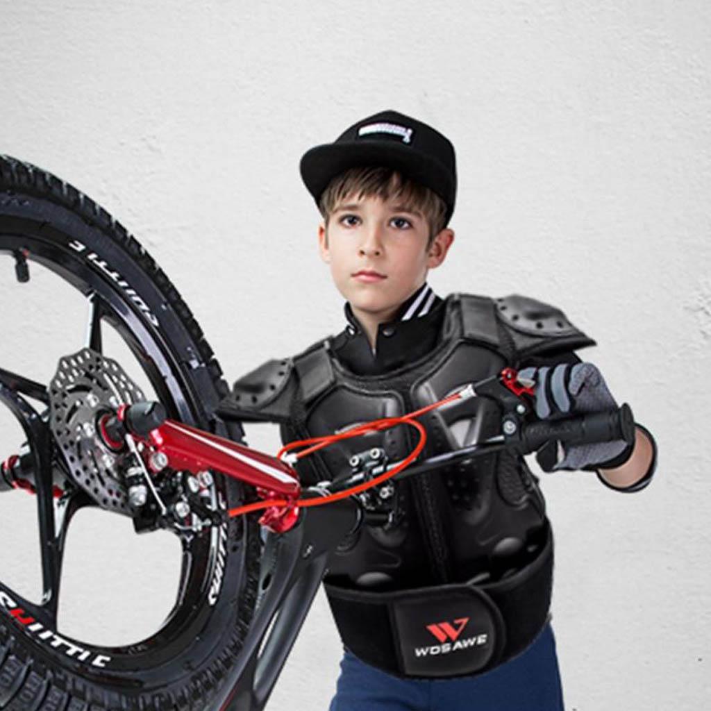 Kids Chest Back Spine Protector Dirt Bike Motocross Body Guard Vest