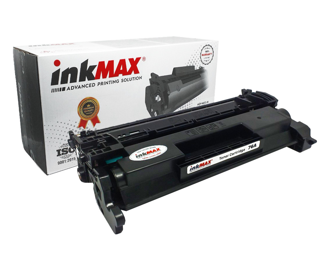 Mực in inkMAX 76A ( Có CHIP ) - HÀNG CHÍNH HÃNG  sử dụng cho máy in HP Laser PRO M404D (W1A51)/ M404DN/ M428FDW/ M428