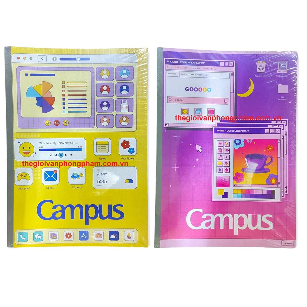 Lốc 10 Vở Campus PC OLD 80 trang kẻ ngang có chấm