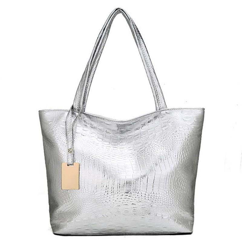 Tote Bag Crocodile Pattern Women's Shoulder Bag Portable Women's Bag Fashion European and American Style Backpack Custom
