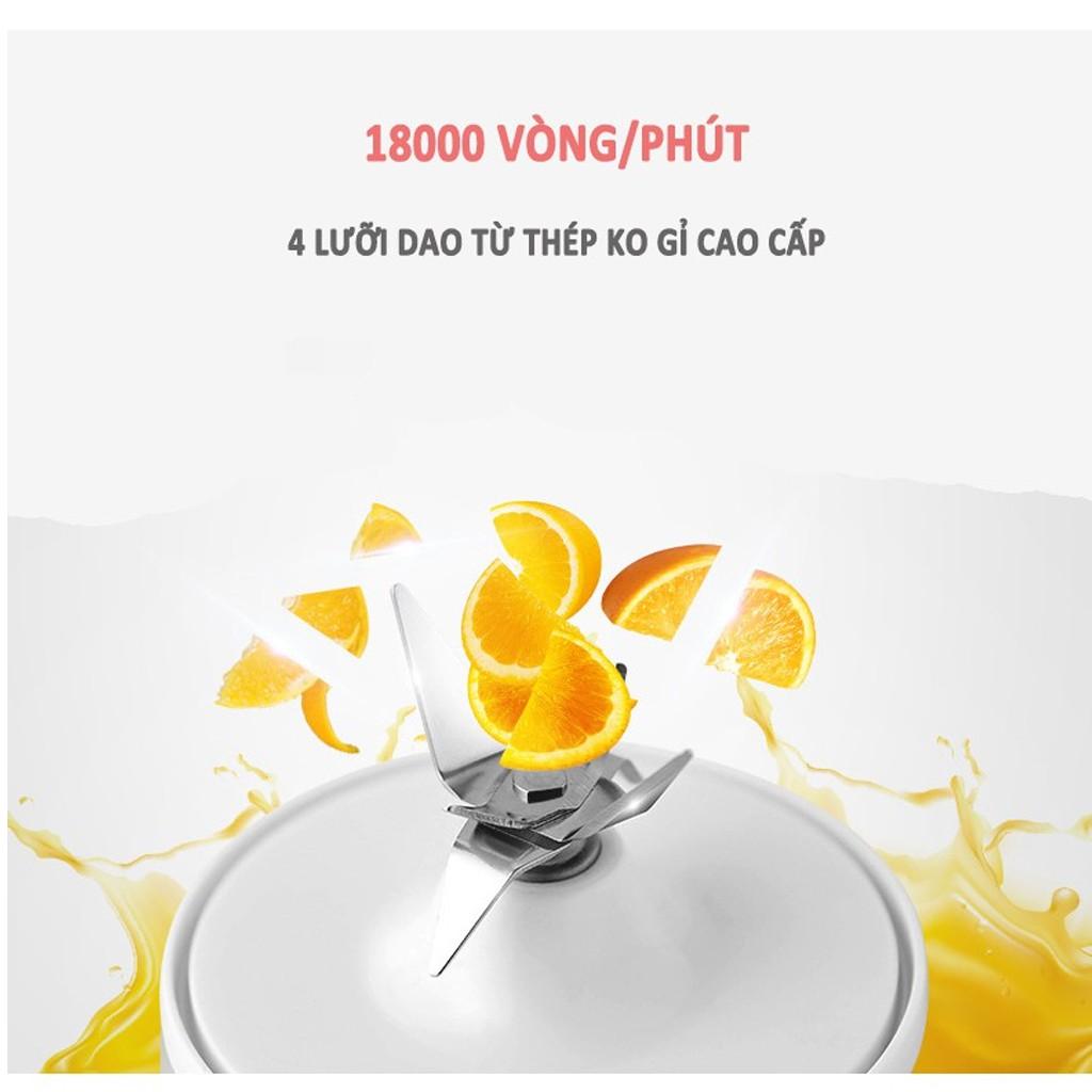Máy Xay Sinh Tố Cầm Tay MEET JUICE Nhập Khẩu Đa Năng, Bảo Hành 6 Tháng Cối Thủy Tinh Cao Cấp - Dễ Dàng Sử Dụng