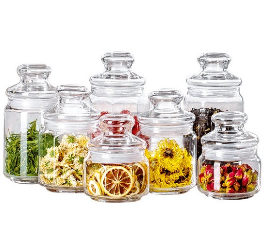 Hũ Thủy Tinh cao cấp  Pop Jar Glass Lid| Hũ Nắp Thủy Tinh