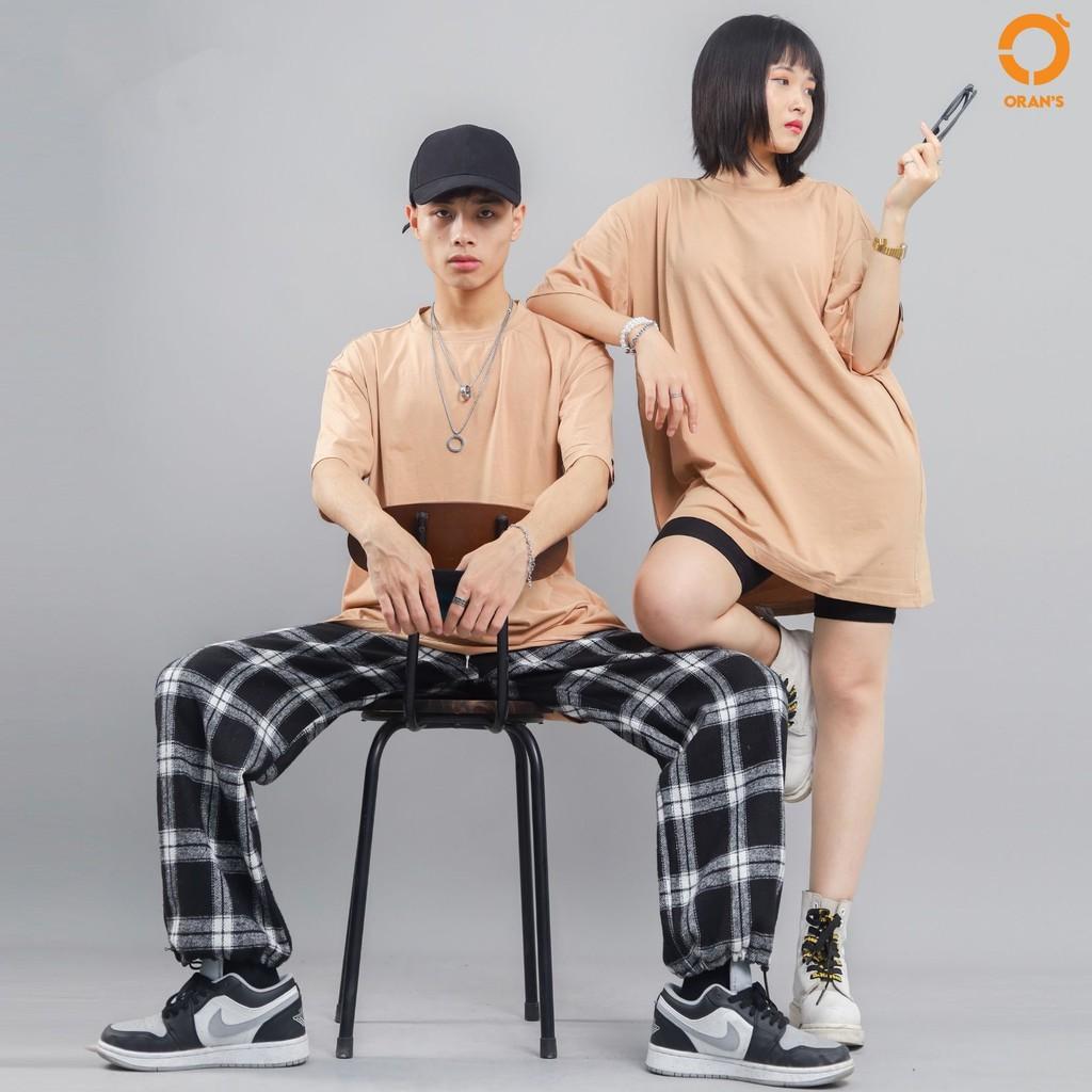 BOX 2 áo Tee Basic Oversize chất liệu COTTON 100% siêu thấm hút mồ hôi, FULLBOX - ORAN'S TEE BASIC