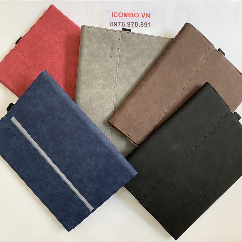 Bao da cao cấp cho Surface Go1,2, Surface pro 4,5,6,7,X bảo vệ máy, chống va đập