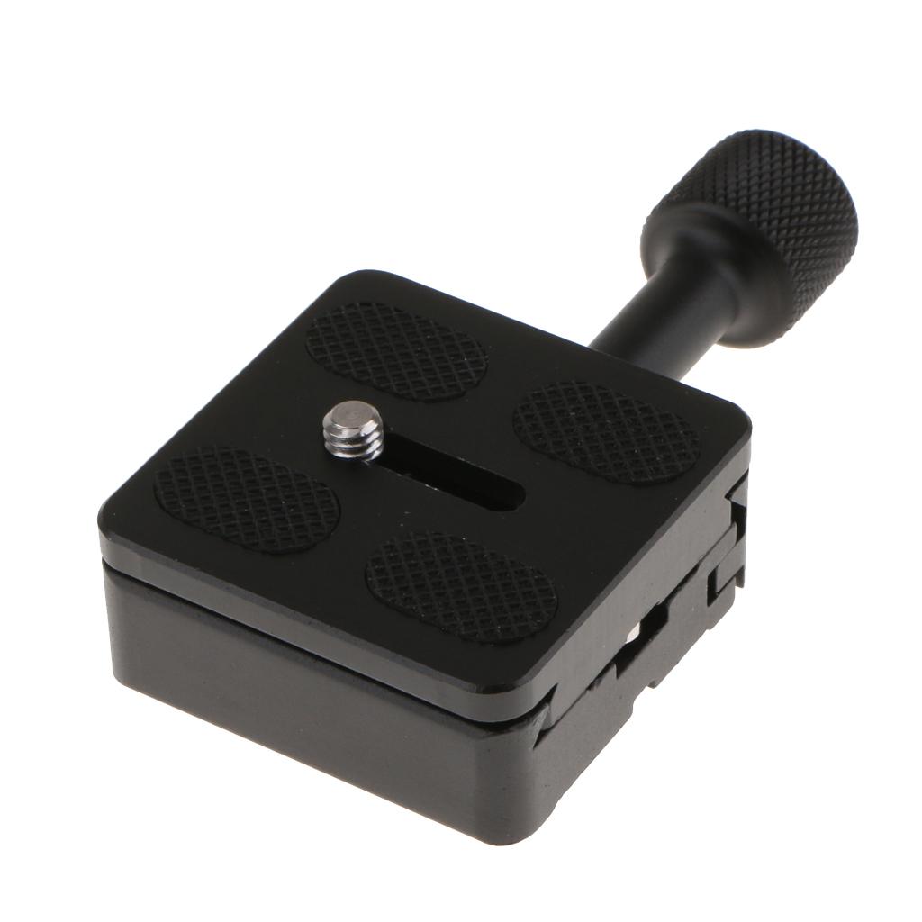 Aluminium Alloy Quick Release Plate QR Clamp Adapter with 1/4'' Screw Fits Arca Swiss RRS Wimberley for Tripod Ball Head