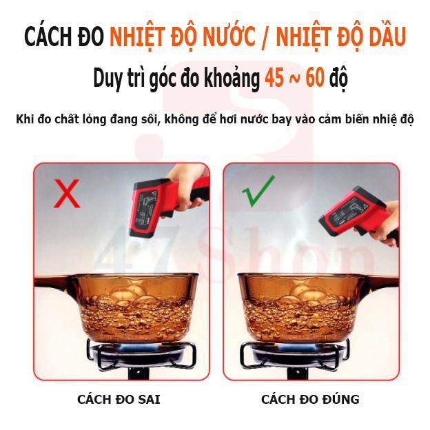 Nhiệt kế hồng ngoại công nghiệp cầm tay DT8380AH