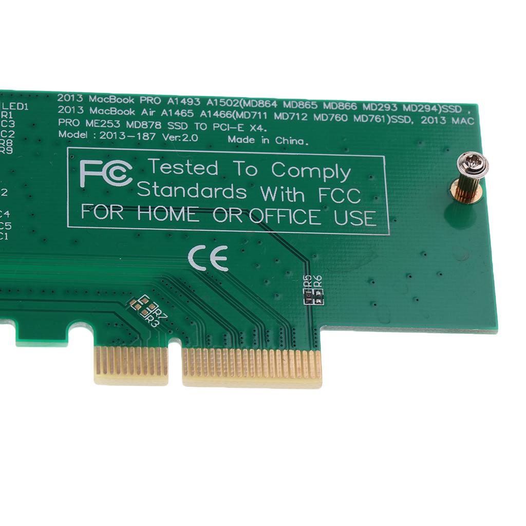 Adapter Card To PCI-E 4X For 2013 2014 MacBook Air Pro SSD
