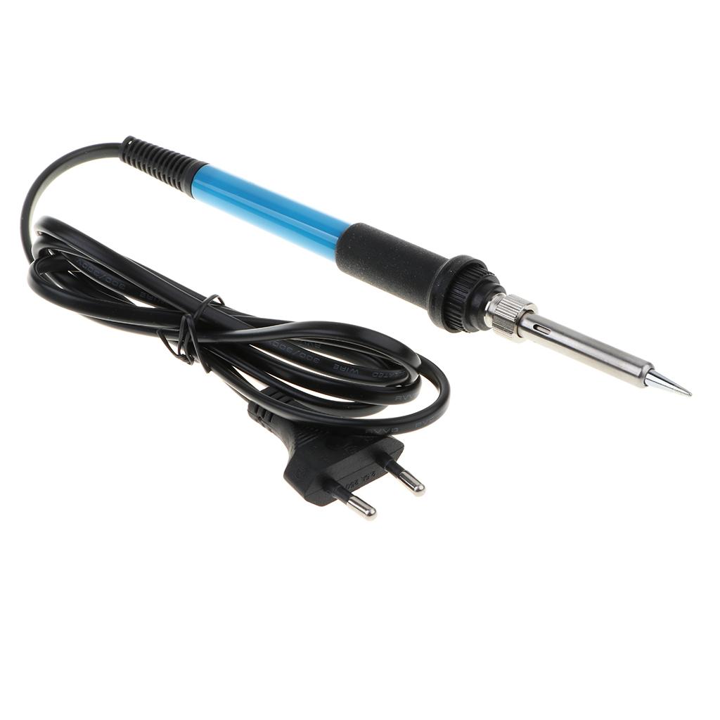 39pcs 60W Adjustable Electric Temperature Welding Soldering Iron Kit EU Plug