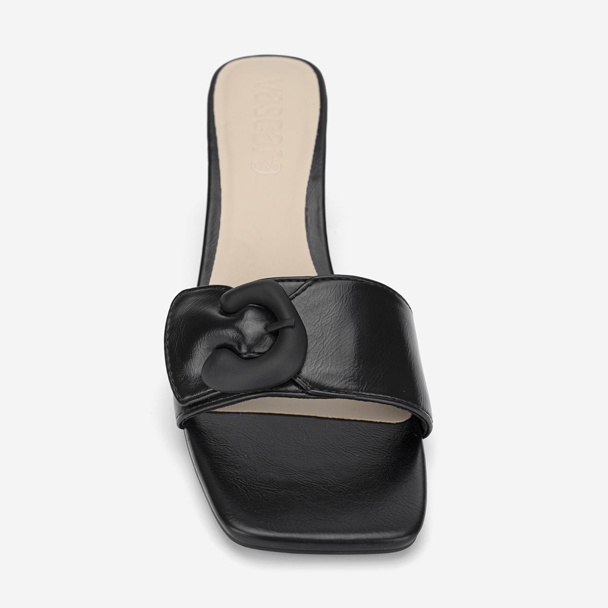 Vascara Guốc Mule Nhấn Khóa Trang Trí - GNN 0223