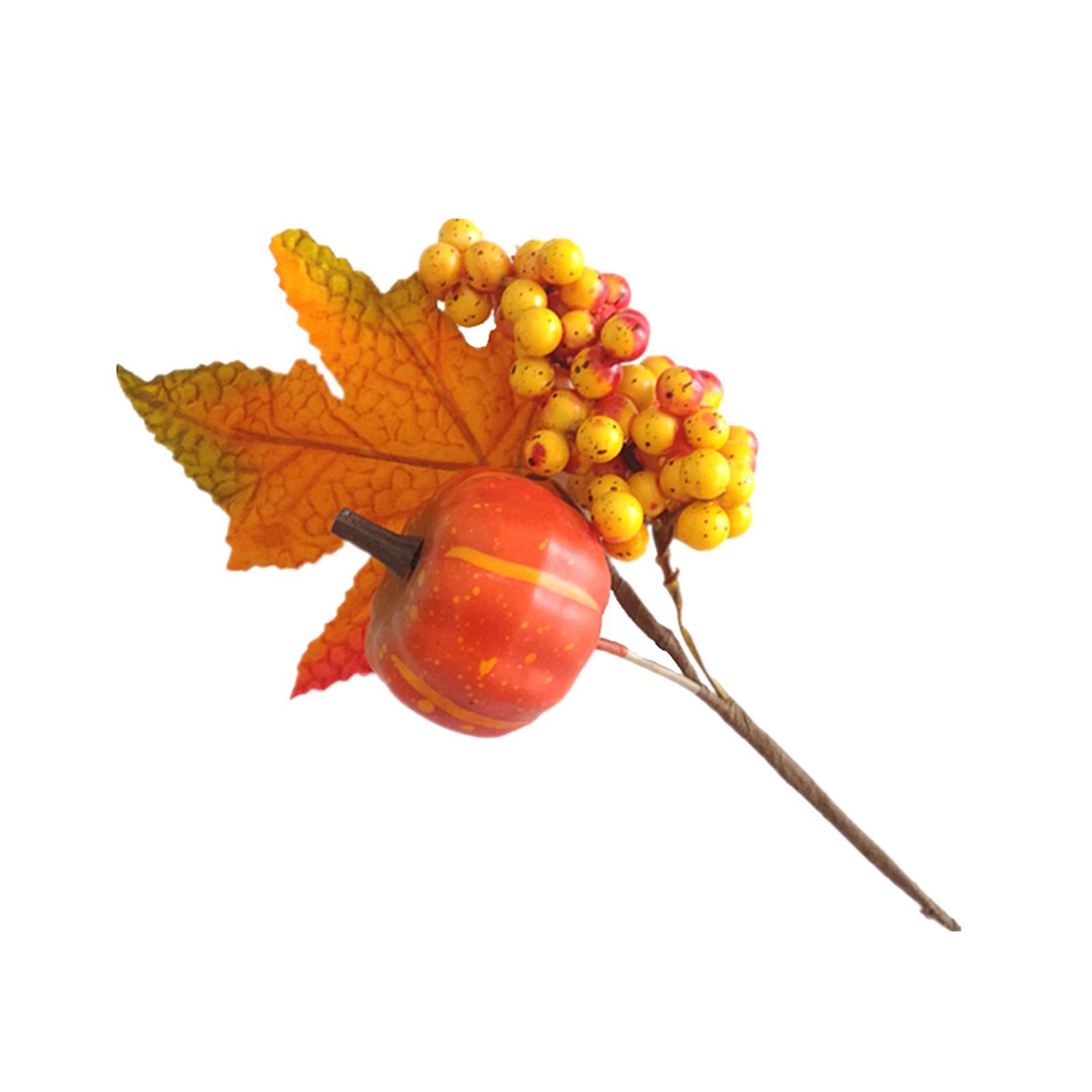 Simulated Maple Leaf Pumpkin for Table Centerpiece Thanksgiving Fall Harvest