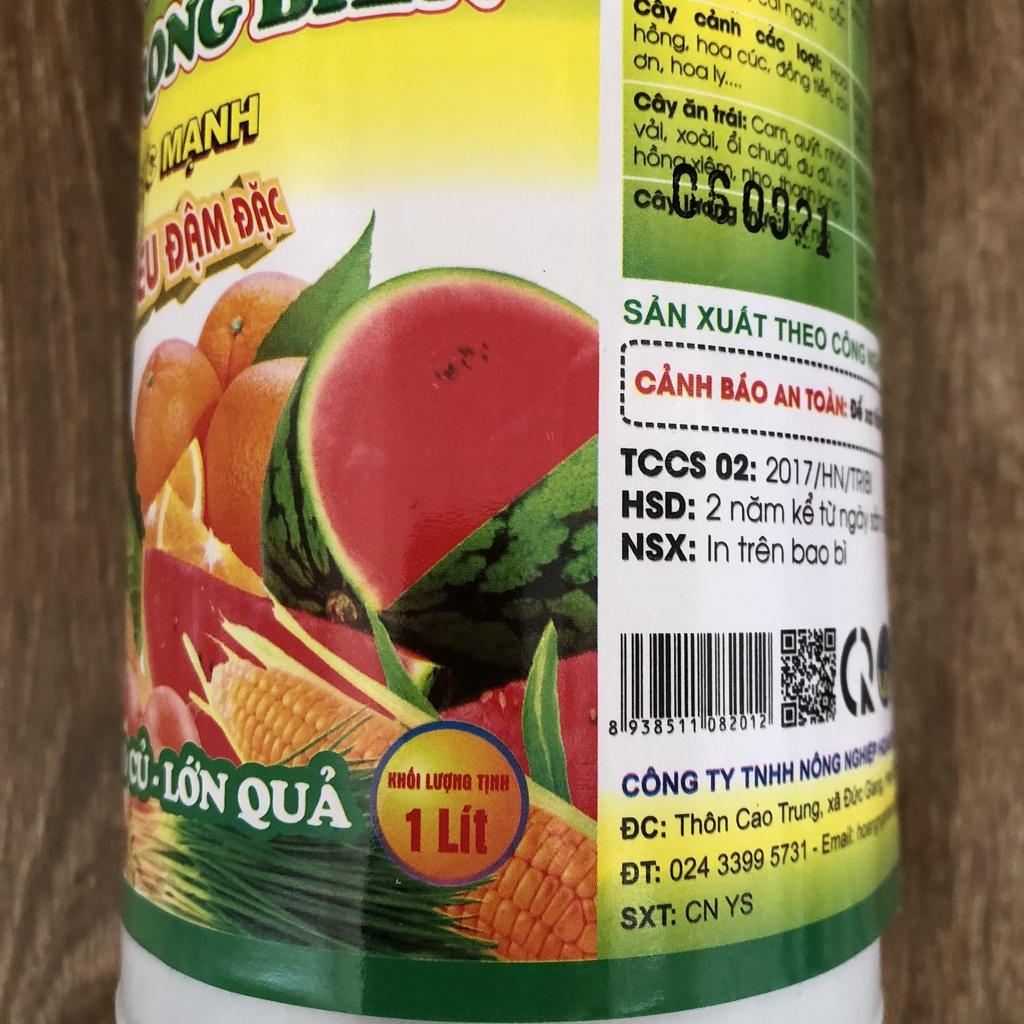 Dịch trùn quế rong biển 1 Lít, giúp cây ra rễ mạnh, xanh cây tốt lá, to củ, to quả, ra hoa đậu trái nhiều