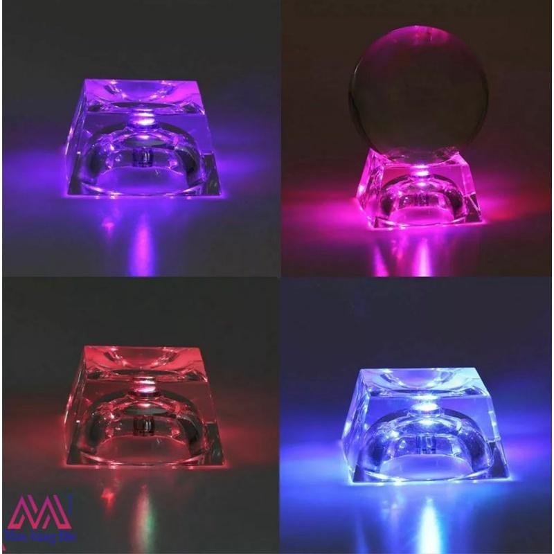 Bộ Quà Tặng Quả Cầu Pha Lê 3D LED Sao Thổ