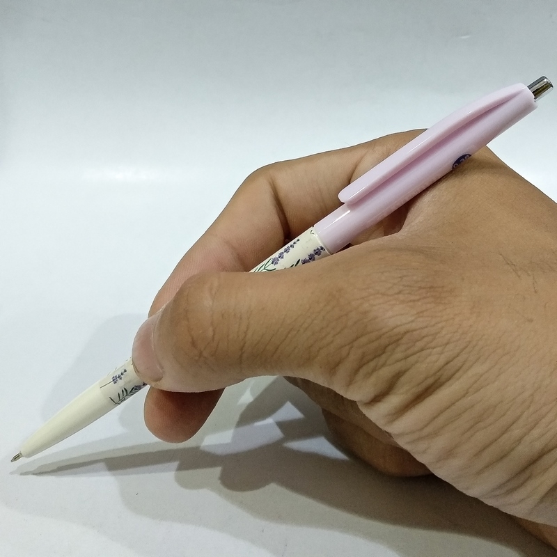 Bộ 3 Bút Bi 0.38mm M&amp;G ABP86171B - Mẫu 1 - Đuôi Bút Màu Hồng