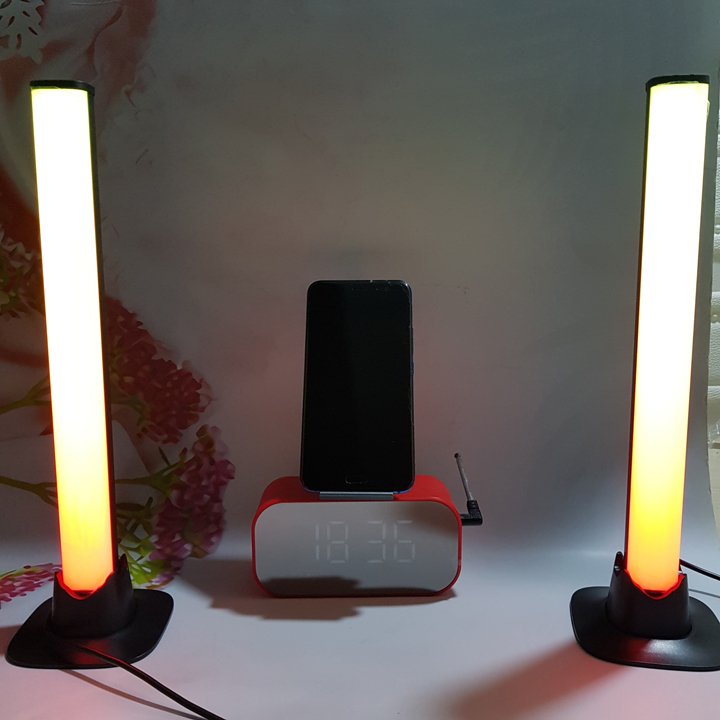 Bộ 2 Đèn led cảm biến âm thanh led RGB Music Light - T0154