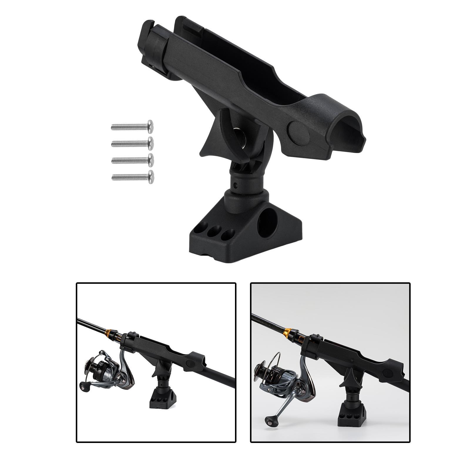 Fishing Rod Holders Fishing Rod Racks Deck Mount Fishing Rod Mounting Bracket Fishing Pole Holder Adjustable for Marine Fishing Boat Truck