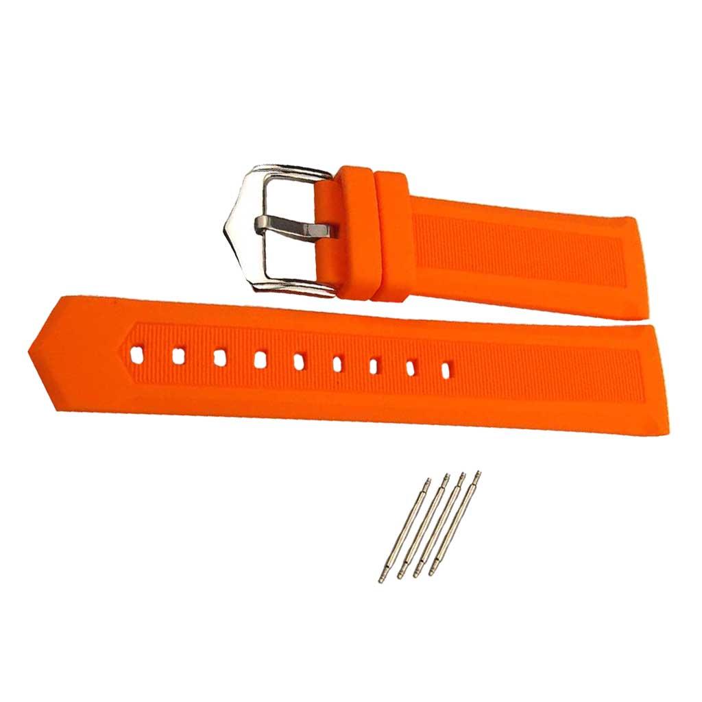 Silicone Rubber Replacement Watch Bands Waterproof Spring Bar Tools