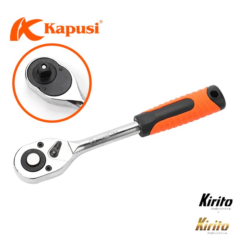 Cần siết lực tự động hai chiều 1/2 inch Kapusi, tay khẩu vặn nhanh 1/2 250mm k7865