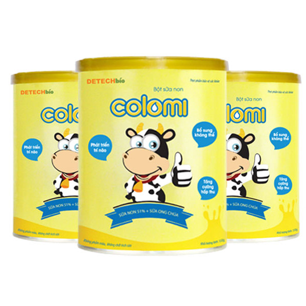 Bột sữa non Colomi 51% sữa non được nhập khẩu từ Mỹ cho bé hộp 200gr