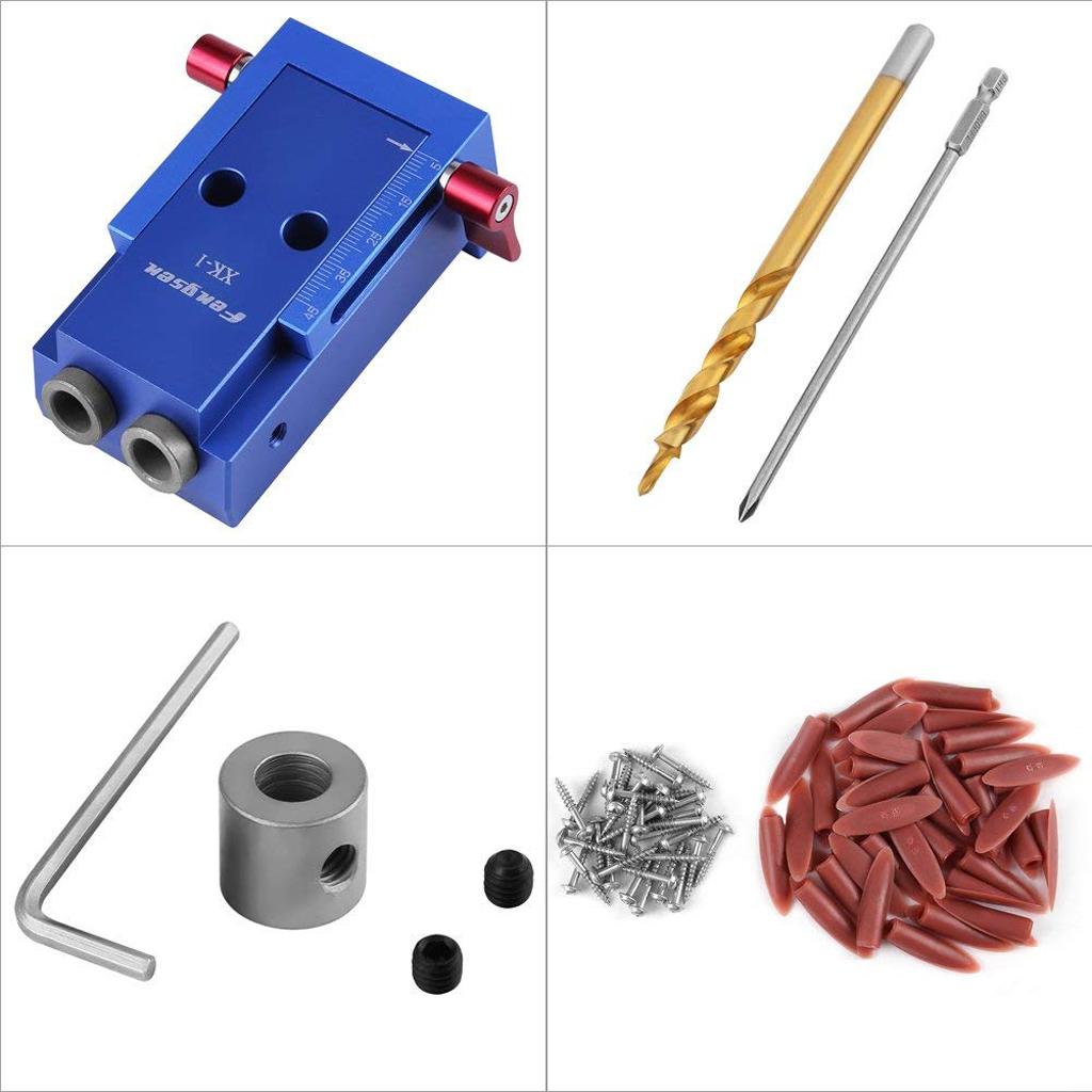 90 Degree Drill Guide 9.5mm Drill Bit Hole Locator Woodworking Jig